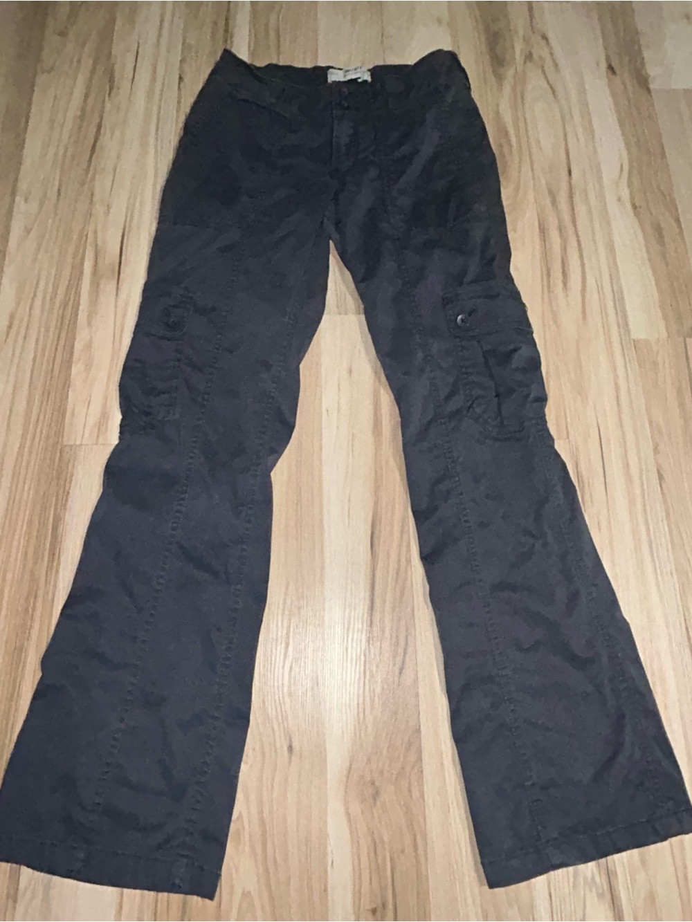 Hollister Blue Boot-Cut Cargo Pants